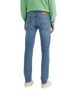Levis 511 Slim fit Jeans aus Soft Denim in Mittelblau