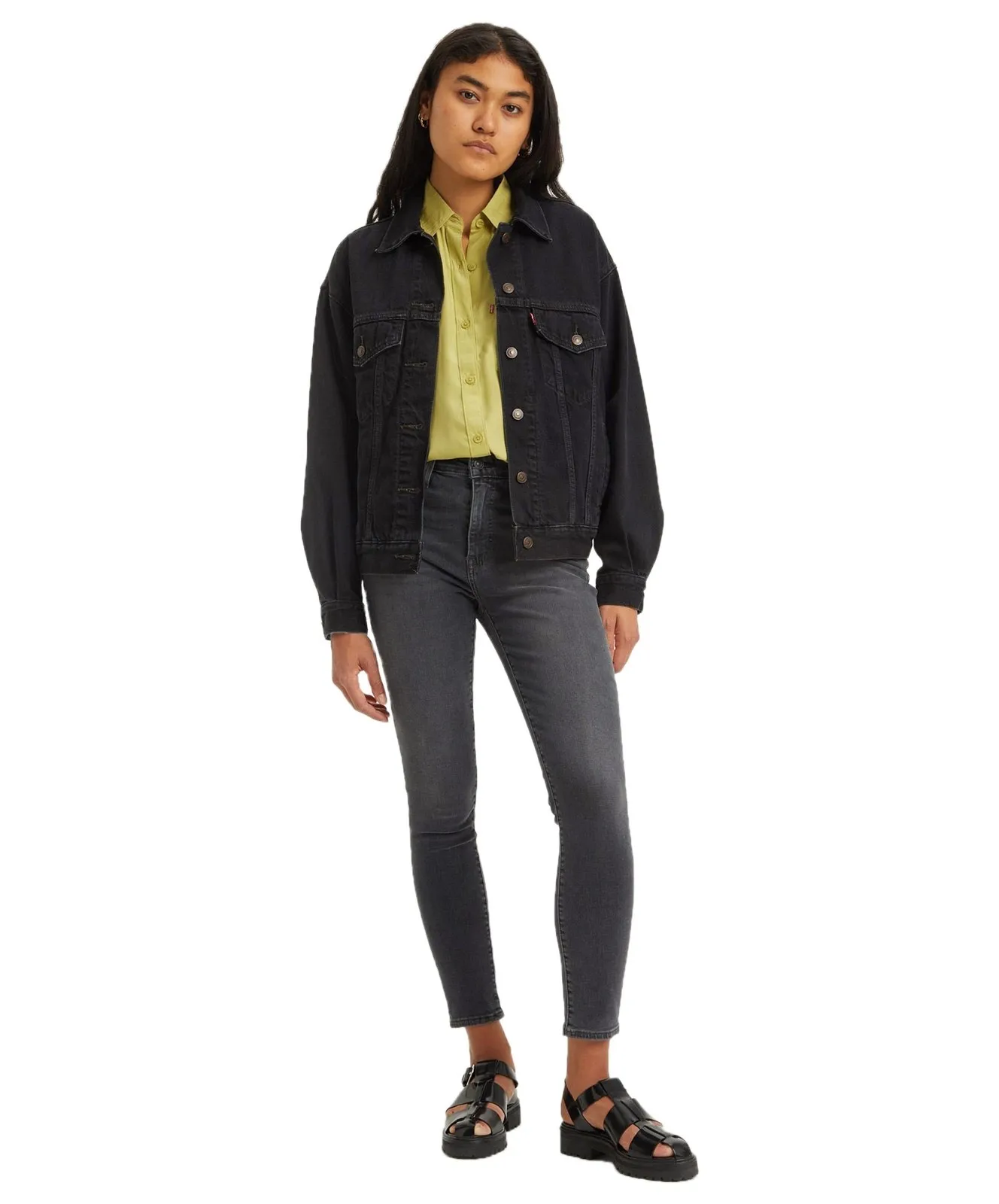 Damen Jeans 721 High Rise Skinny von Levis in Clear Way