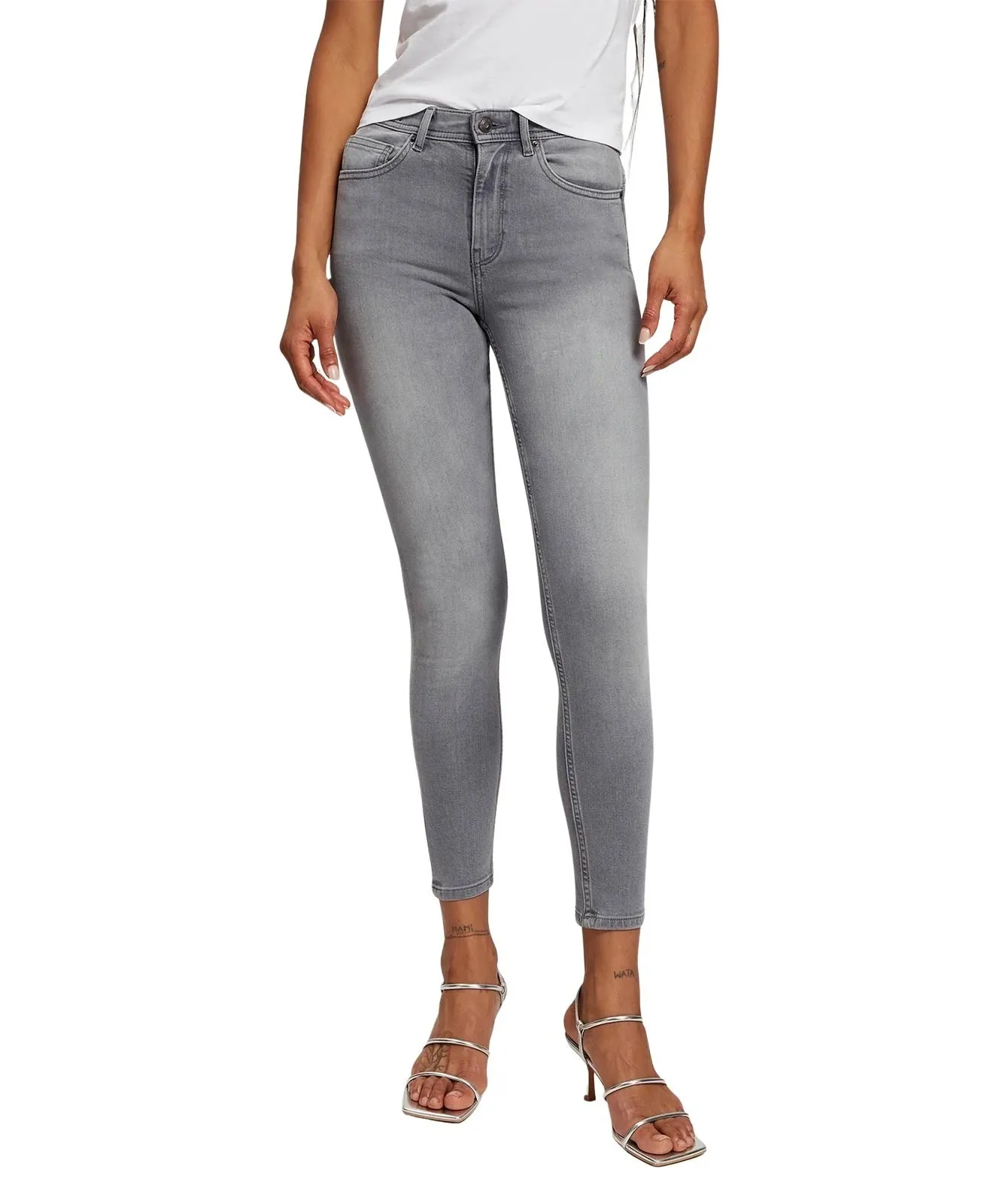 Damen Jeans Judy von Cross in Anthracite