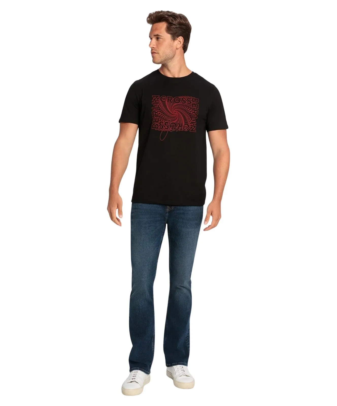 Herren Jeans Colin von Cross in Dark Blue