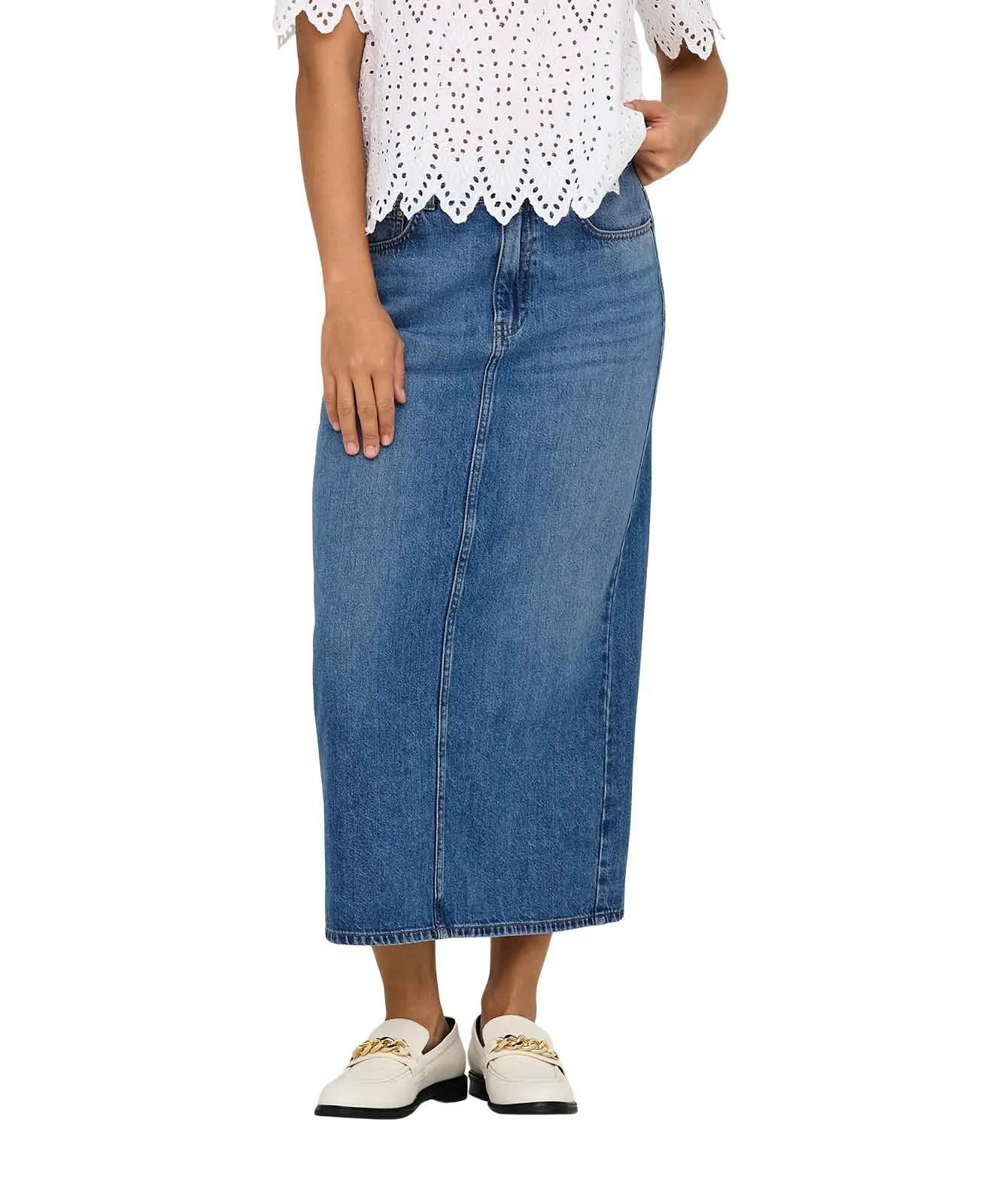 Damen Rock Lumi von Only in Medium Blue