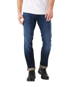 Garcia Rocko 691 Jeans in Dunkelblau mit Straight fit