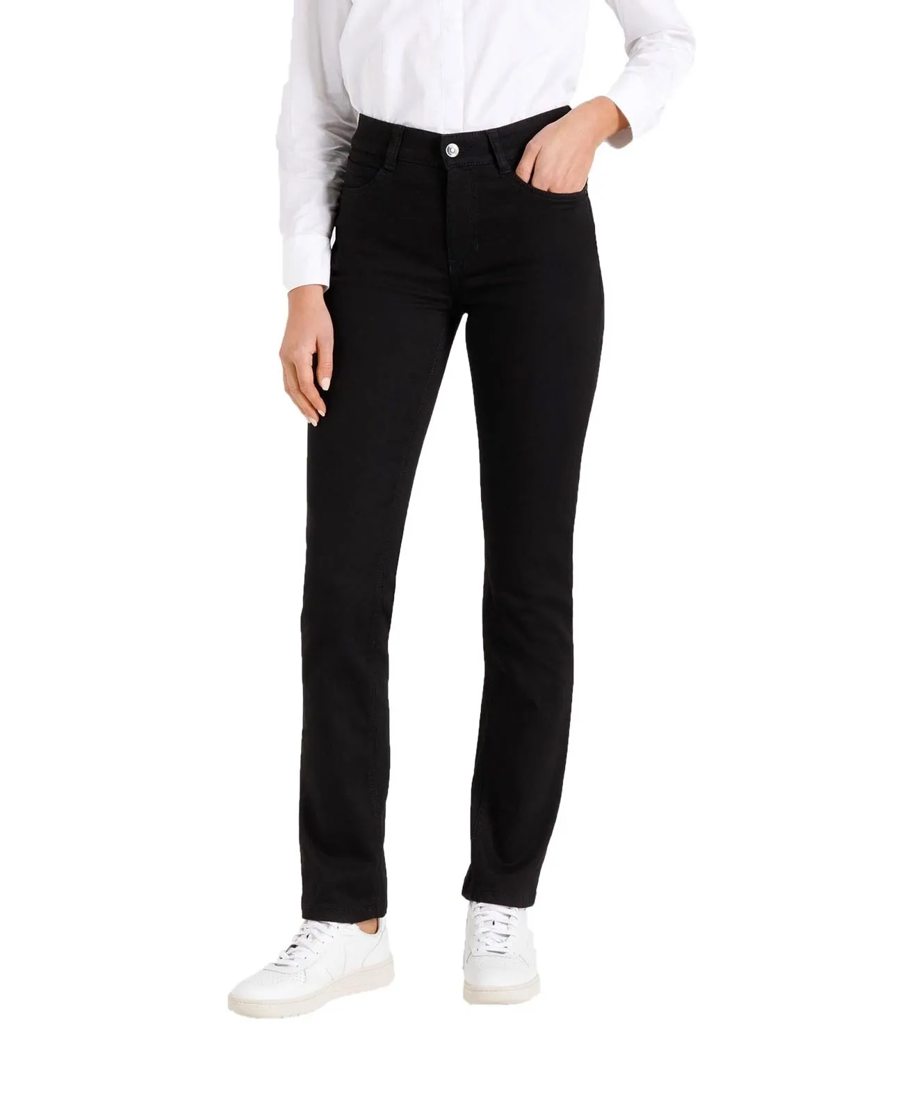 Damen Jeans Angela von MAC in Black Black