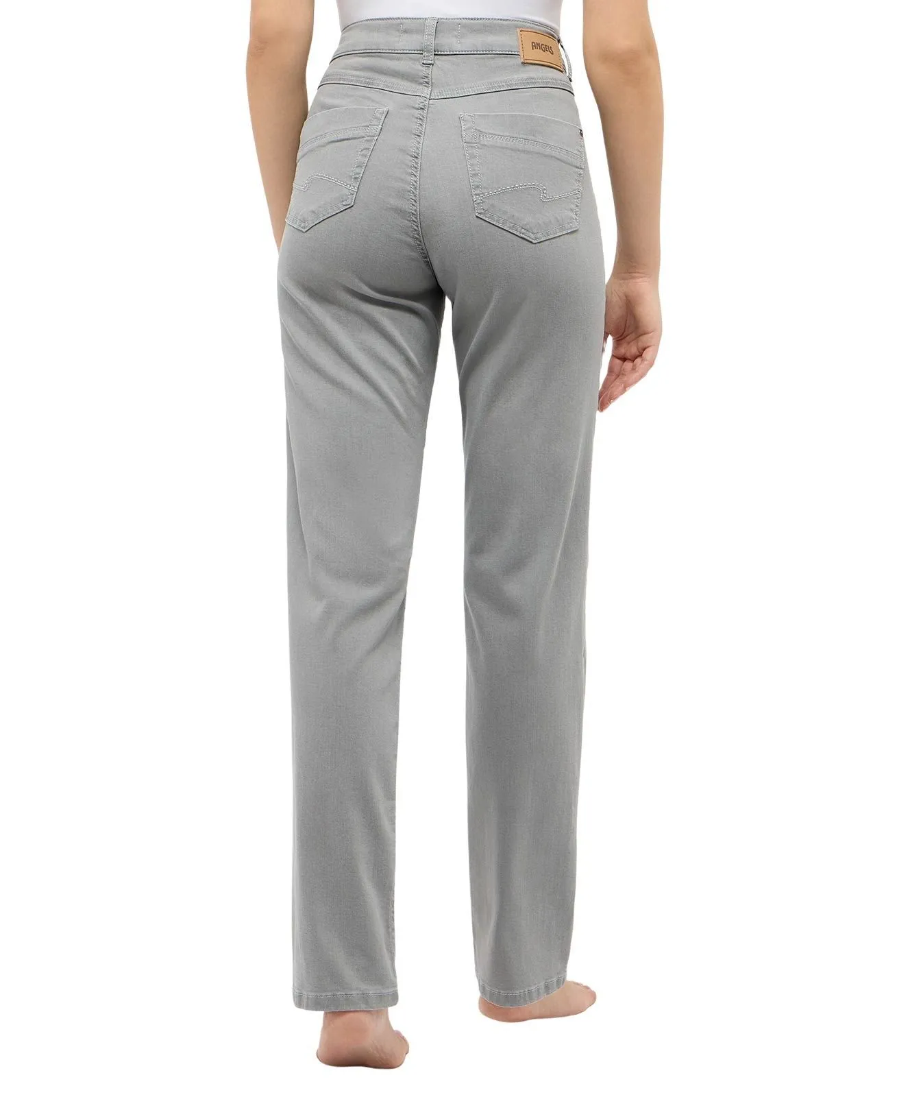 Angels Damen Jeans Comfortable Fit Dolly in Light Grey