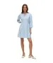 Damen Kleid Nanna 3/4 Dress von Vero Moda in Airy Blue Snow White