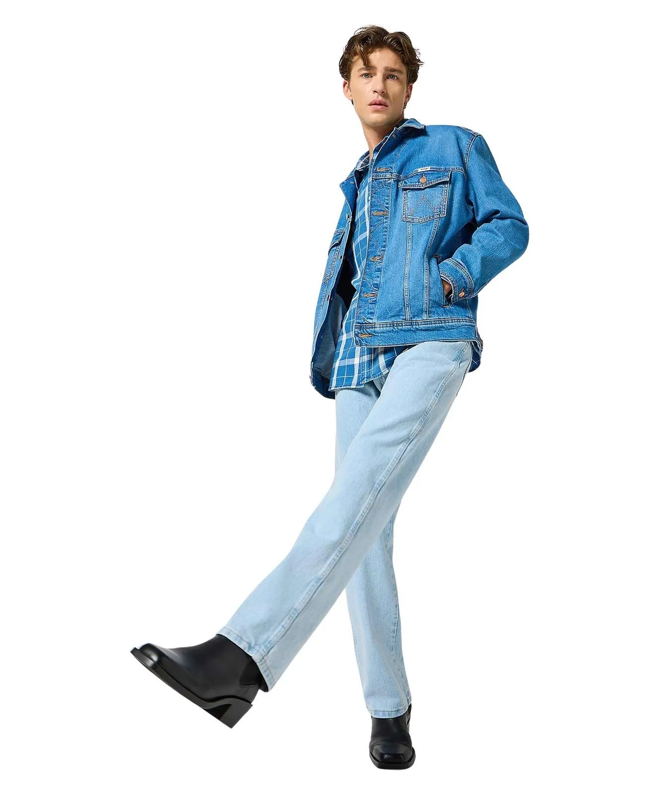 Herren Jeans 13MWZ von Wrangler in Bleach