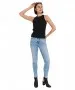 Damen Jeans Alan von Cross in Light Mid Blue Used
