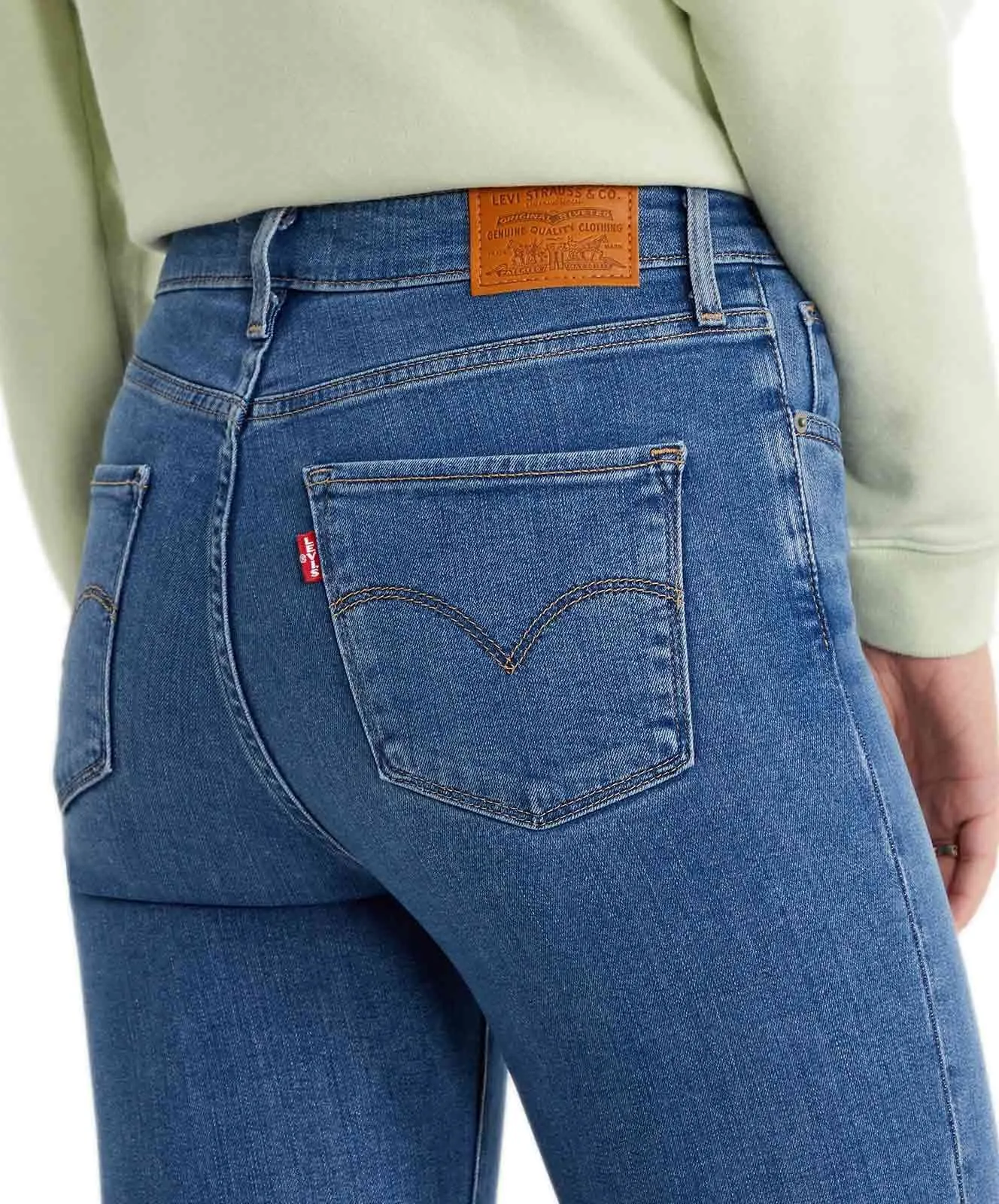 Levis 721 High Rise Skinny Jeans in hellem Indigo