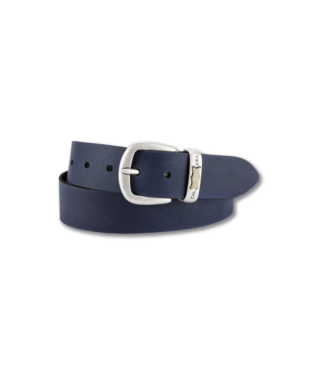 Herren Gürtel 4cm Pull-Up Lederg. USA von Bernd Götz in Dunkelblau