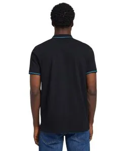 Lee Poloshirt Pique in Schwarz