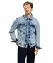 Herren Jacke Denim Jacket von Cross in Light Blue