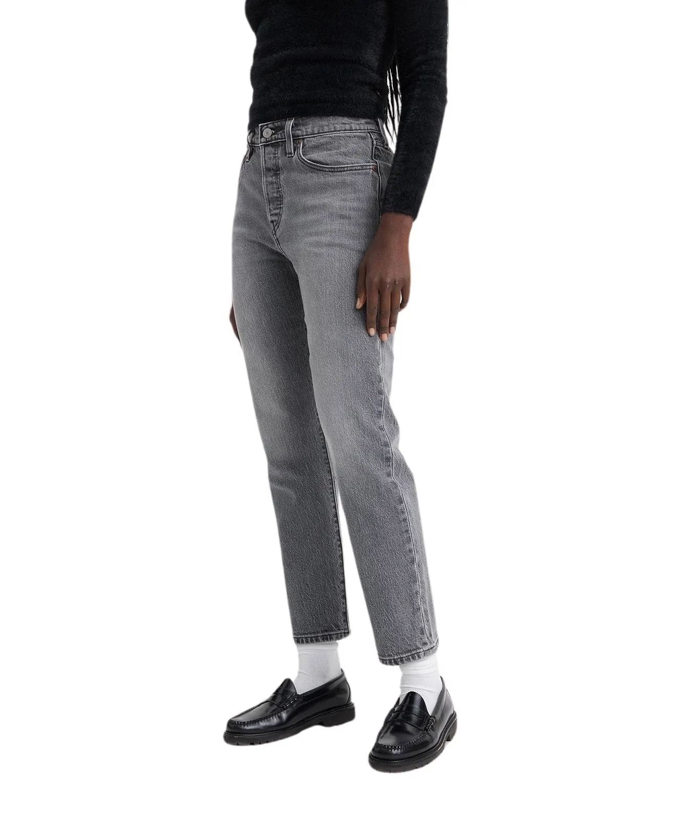 Damen Jeans 501 Crop von Levis in Hit The Road Bb