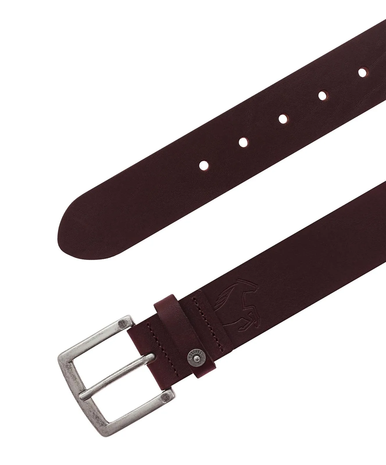 Herren Gürtel 40 mm Gürtel MG2086L22 von Mustang in Dark Brown