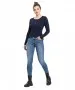 Damen Jeans Alan von Cross in Sky Blue Used