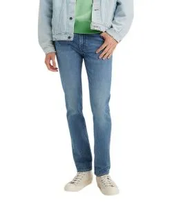 Levis 511 Slim fit Jeans aus Soft Denim in Mittelblau