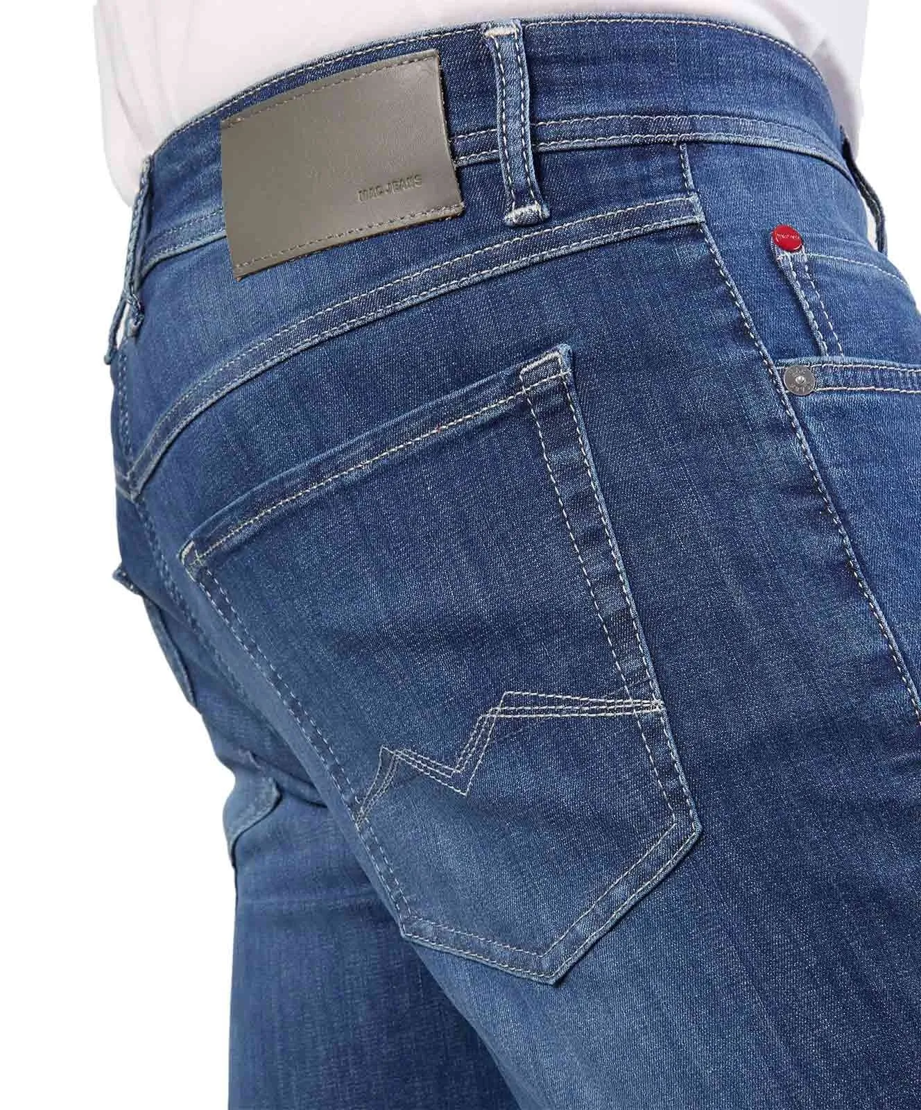 Herren Jeans Ultimate Driver Jeans von MAC in Deep Blue Vintage Wash