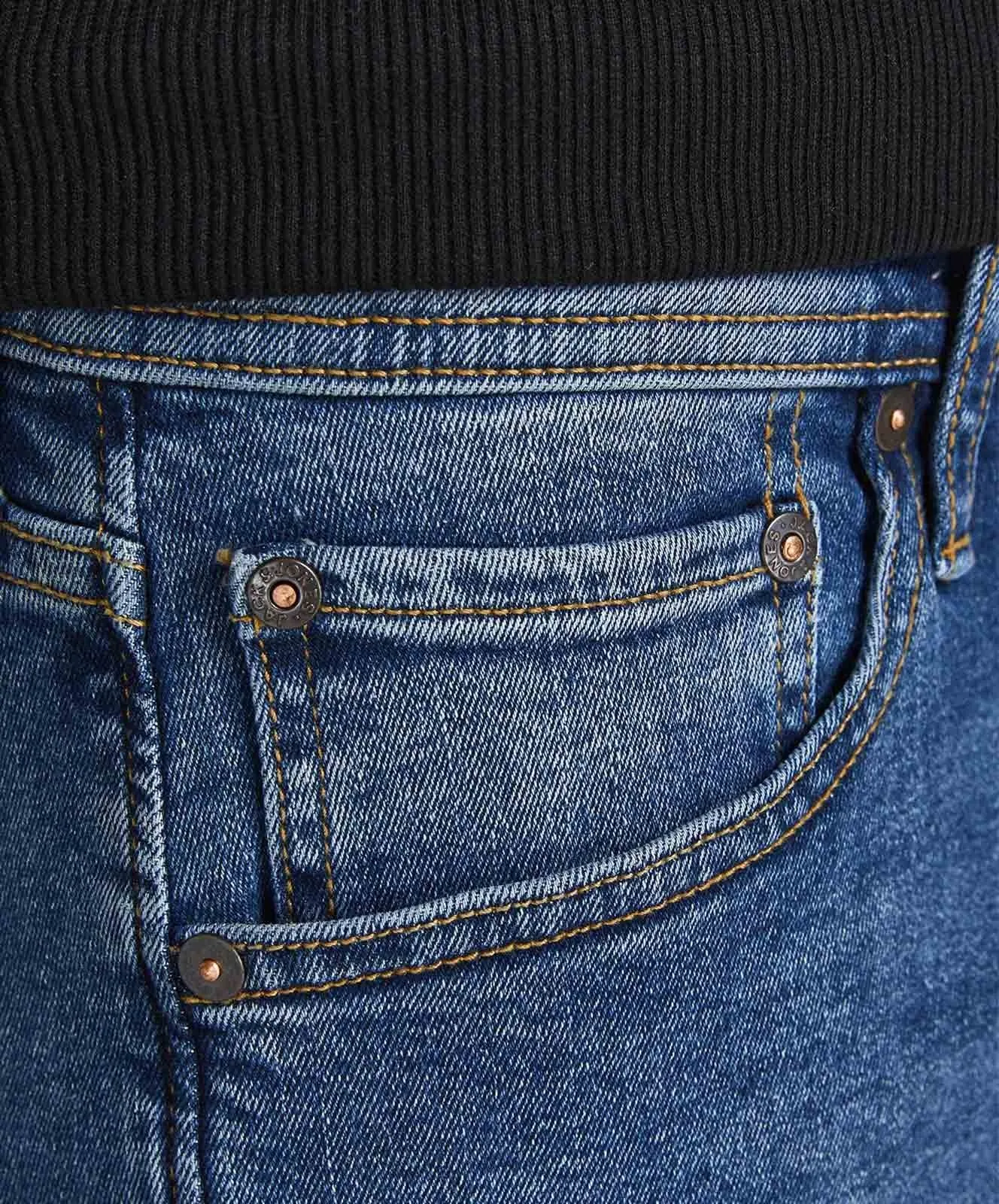 Herren Jeans Glenn Original von Jack & Jones in Blue Denim