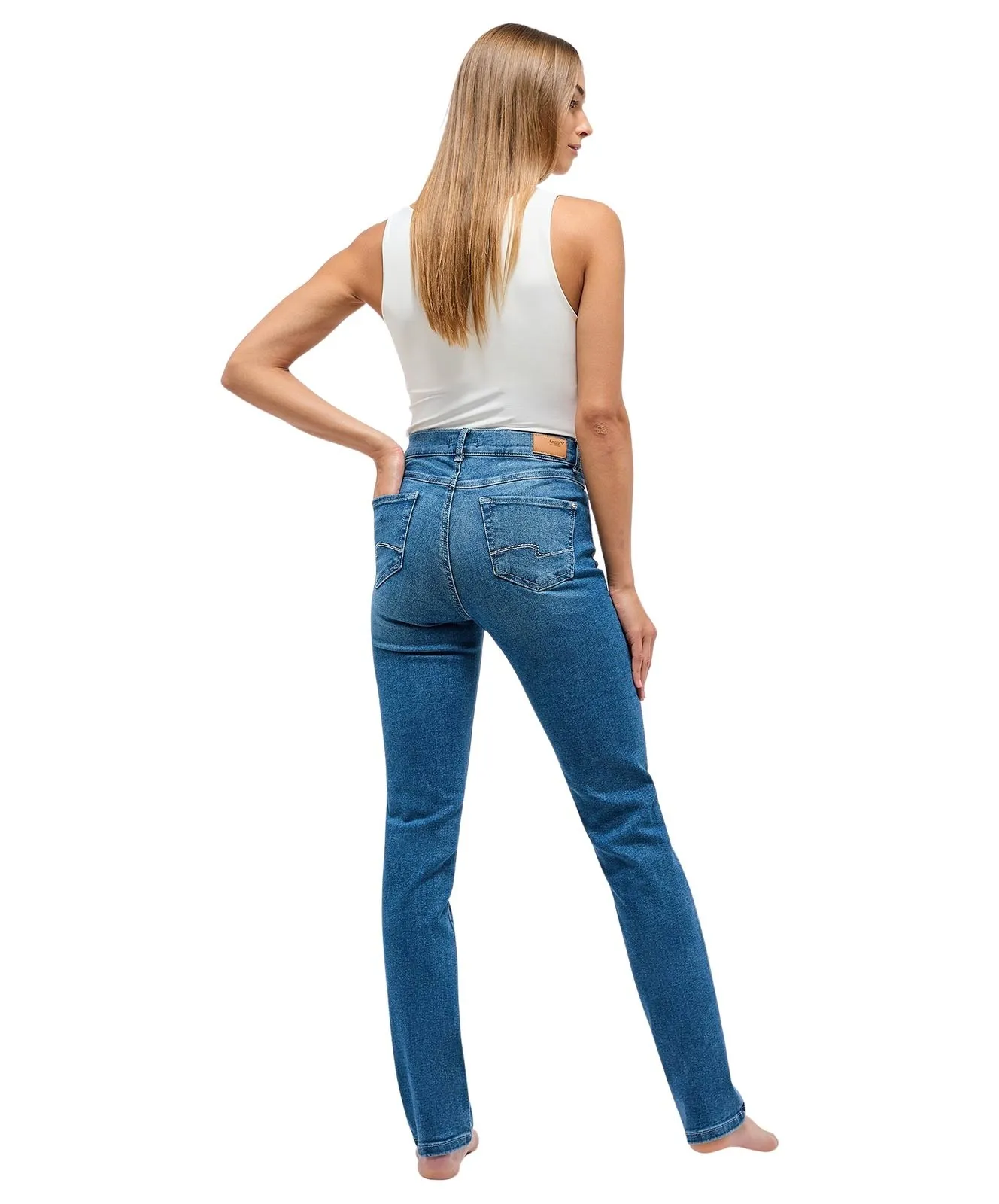 Damen Jeans Cici von Angels in Mid Blue Used