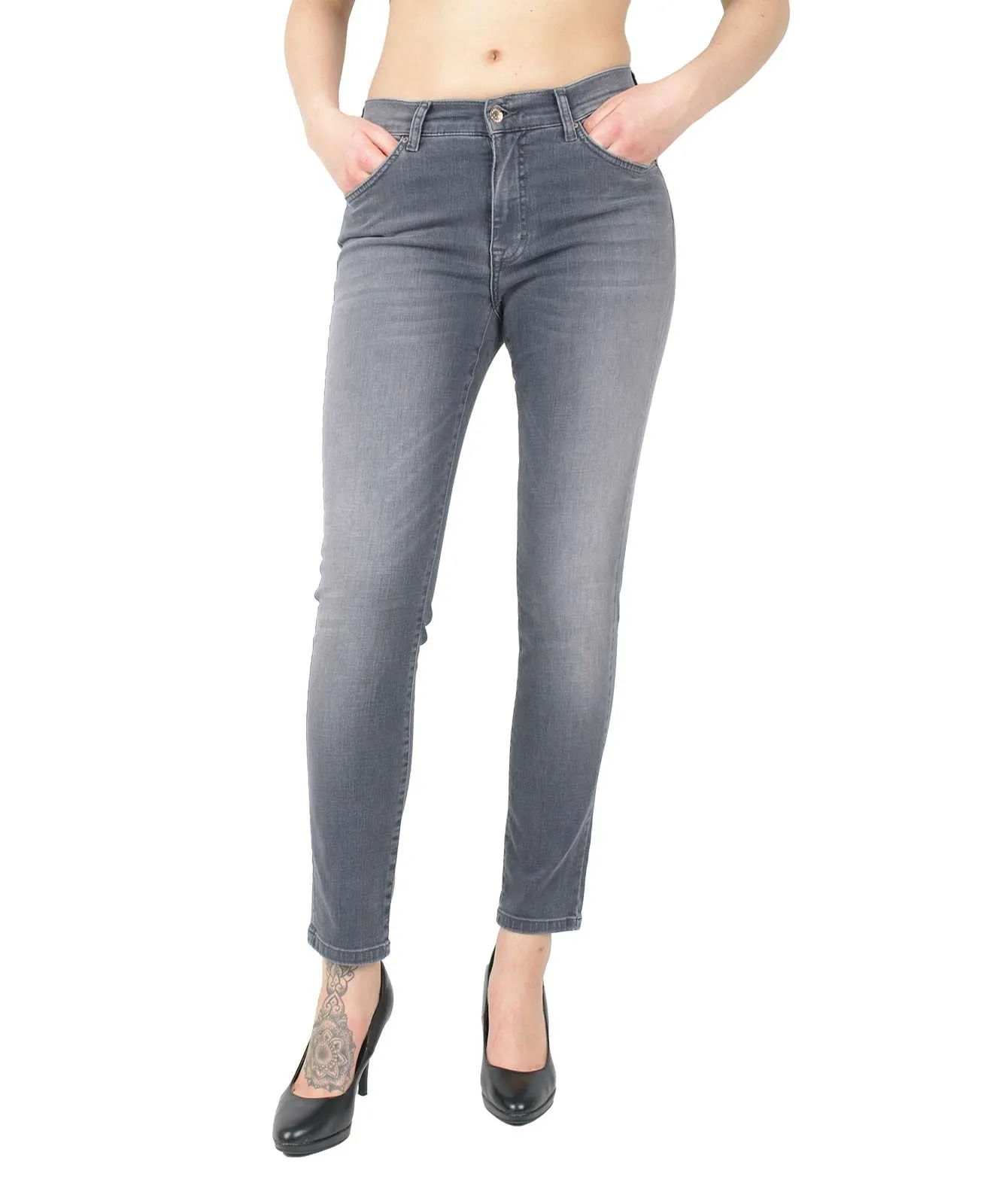 Angels Skinny - Super weiche, enge Jeans mit grauer Waschung