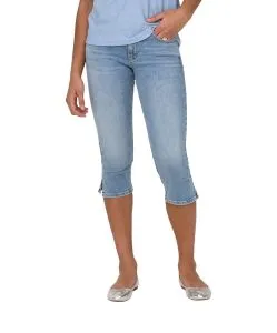 ONLY Jeansshorts Blush in Blau mit Skinny Fit