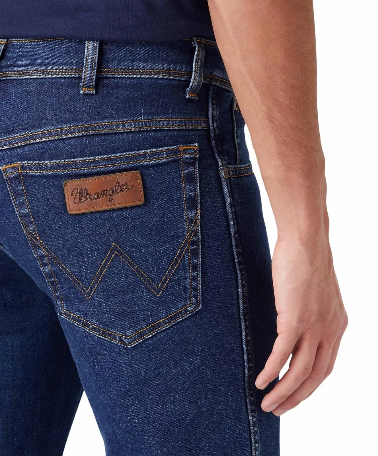 Herren Jeans Texas Stretch von Wrangler in Darkstone