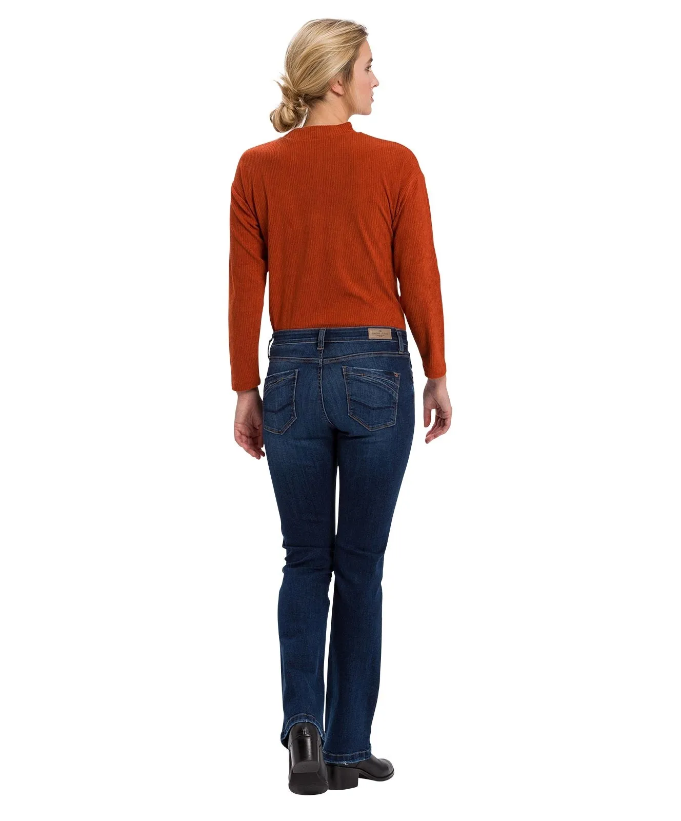Damen Jeans Lauren von Cross in Deep Blue Used