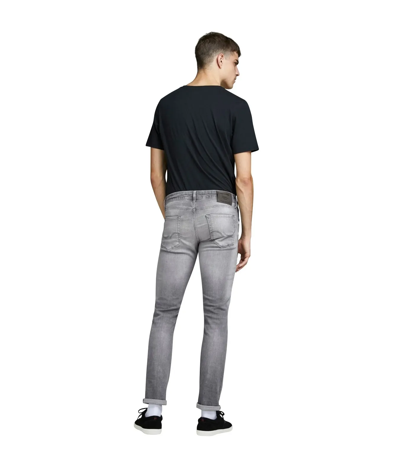 Herren Jeans Glenn Fox von Jack & Jones in Grey Denim