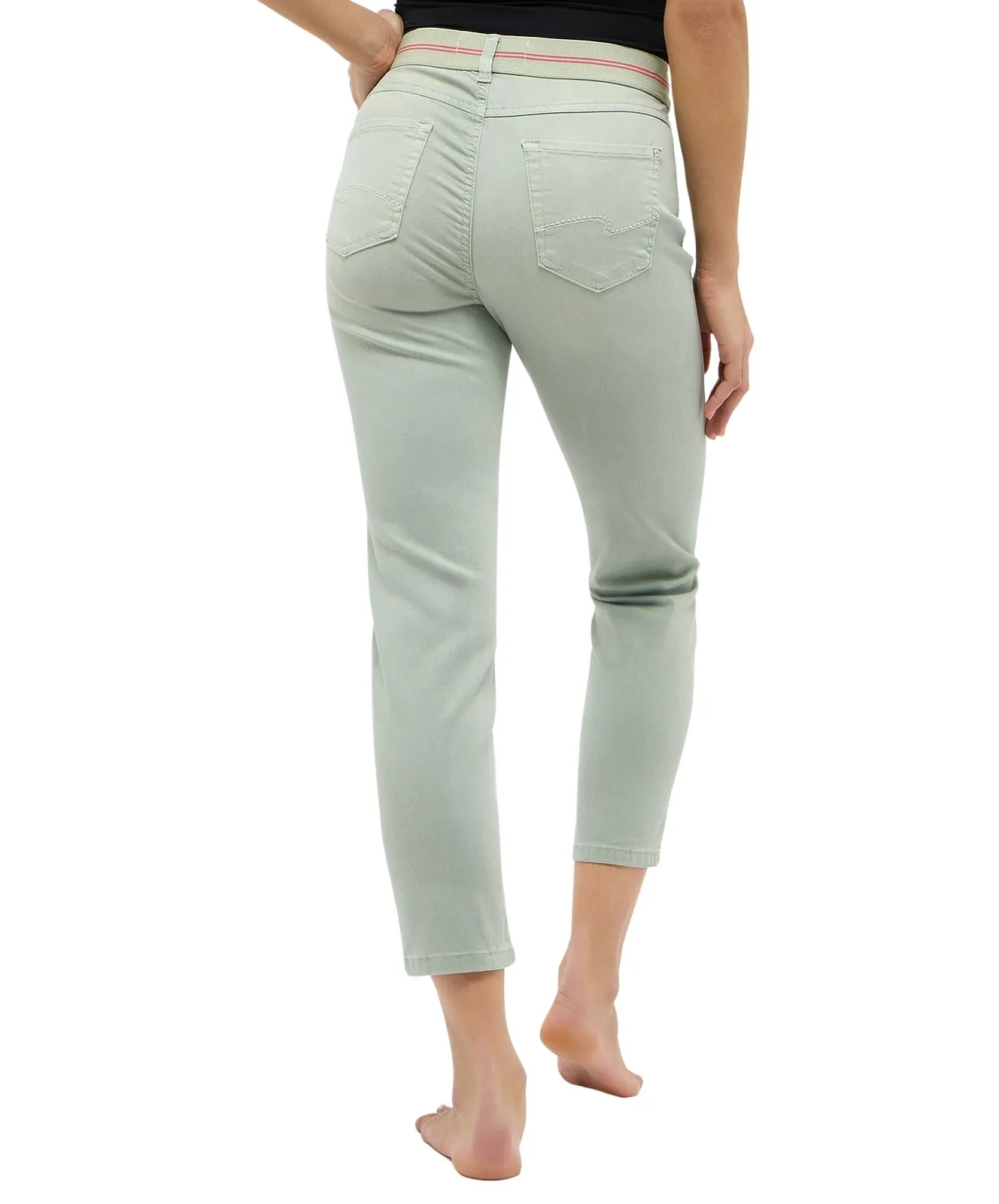 Damen Jeans Ornella Sporty von Angels in Jade Green Used