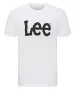 Herren Shirt Wobbly Logo Tee von Lee in White
