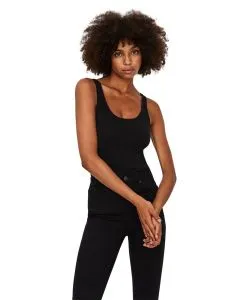Vero Moda Langes Tank-Top Maxi in schwarzem Black