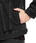 Herren Jacke Denim Jacket von Cross in Black Used