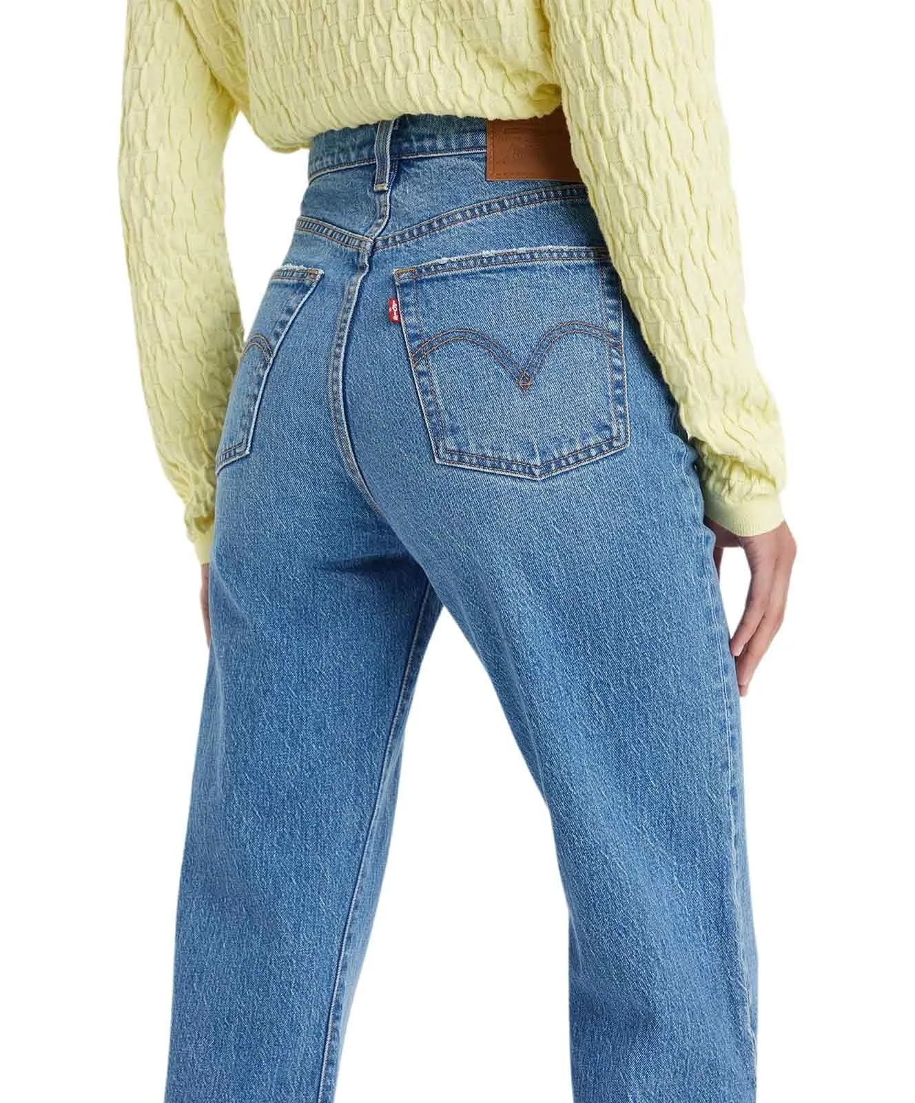 Damen Jeans Ribcage Straight Ankle von Levis in Dance Around
