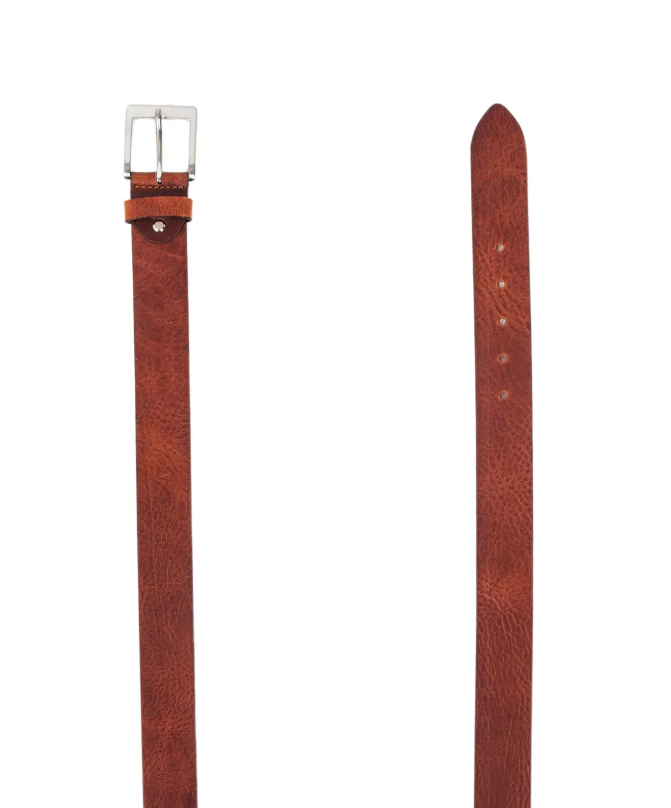 Herren Gürtel 401410 - 4cm Walkledergürtel von Bernd Götz in Cognac