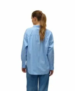 Vero Moda Hemdbluse Parina mit Stilfaktor in Blau