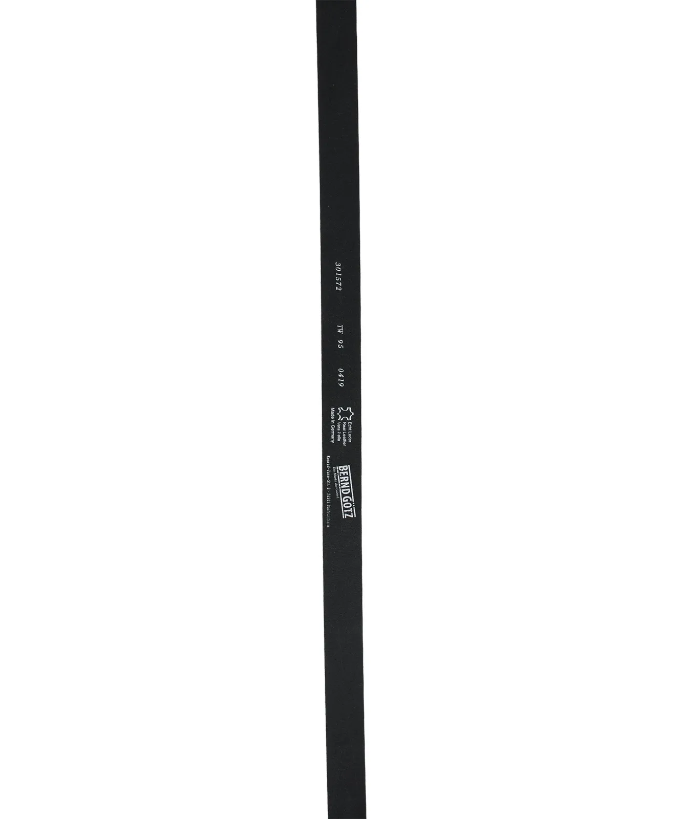 Damen Gürtel 3cm Nappaledergürtel von Bernd Götz in Schwarz