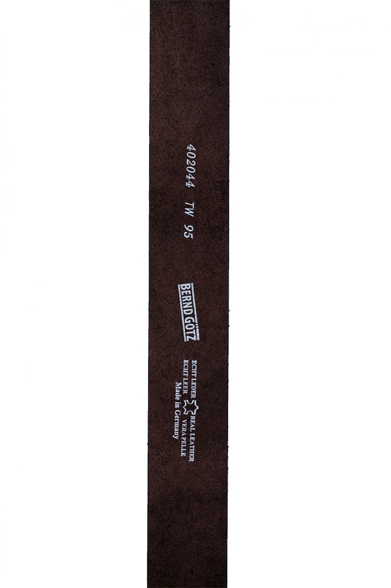 Herren Gürtel 4cm Pull-Up Ledergürtel von Bernd Götz in Dunkelbraun