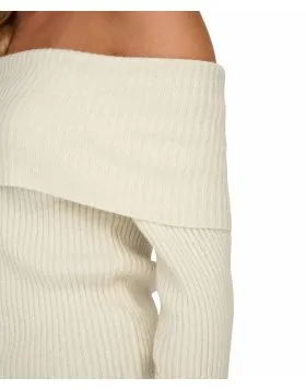 Damen Pullover Katia von Only in Whitecap Gray Melange