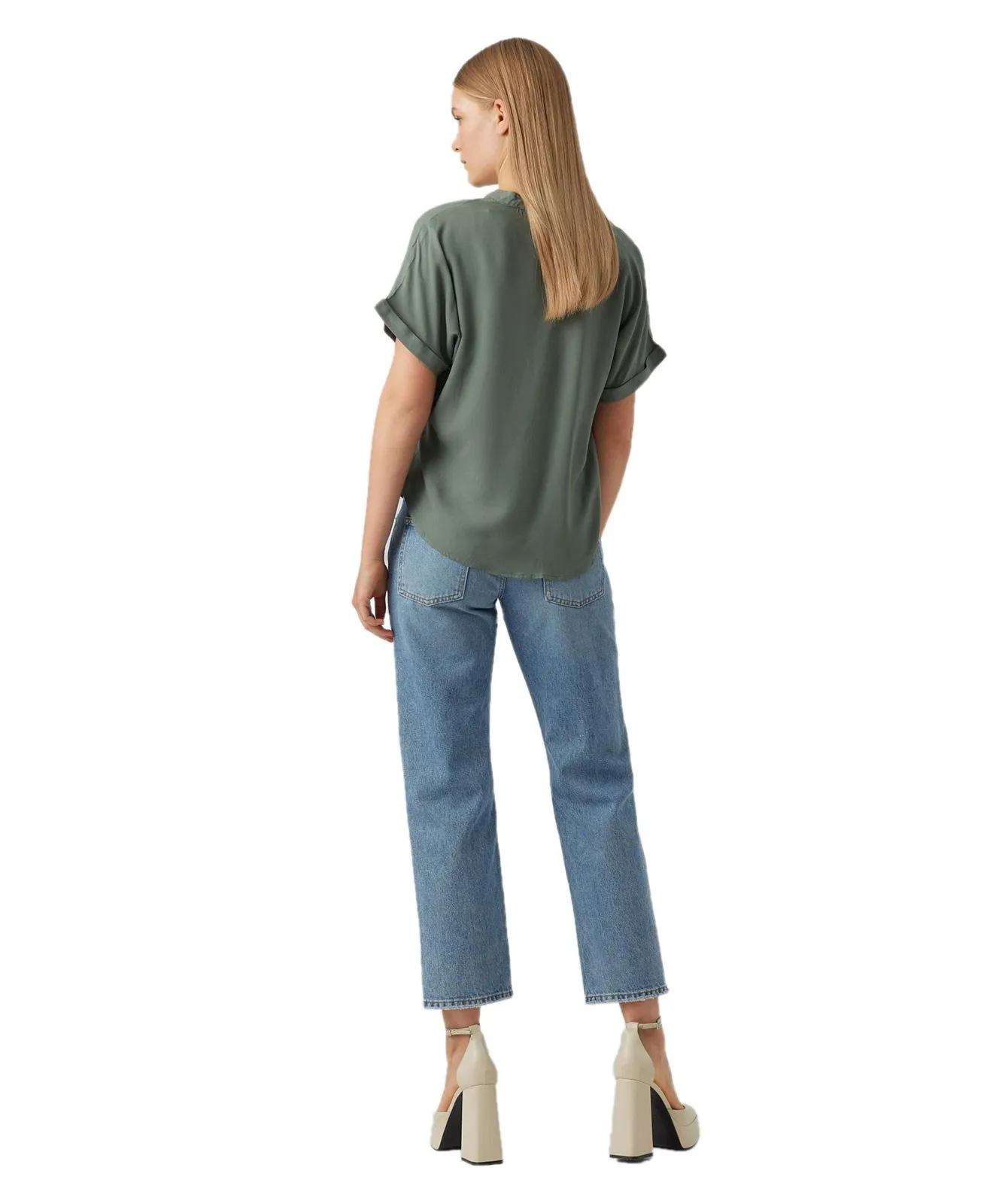 Damen Shirt Beauty von Vero Moda in Laurel Wreath