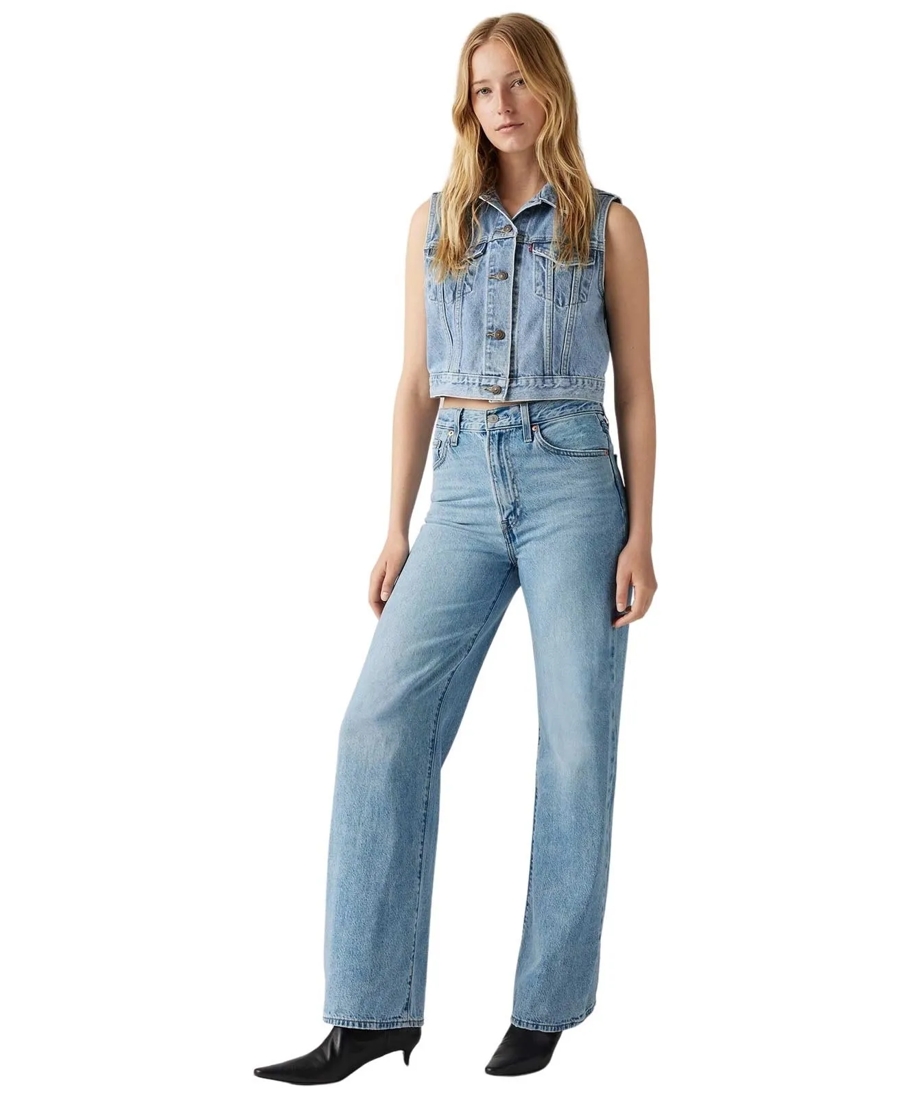 Damen Jeans Ribcage Wide Leg von Levis in Far And Wide