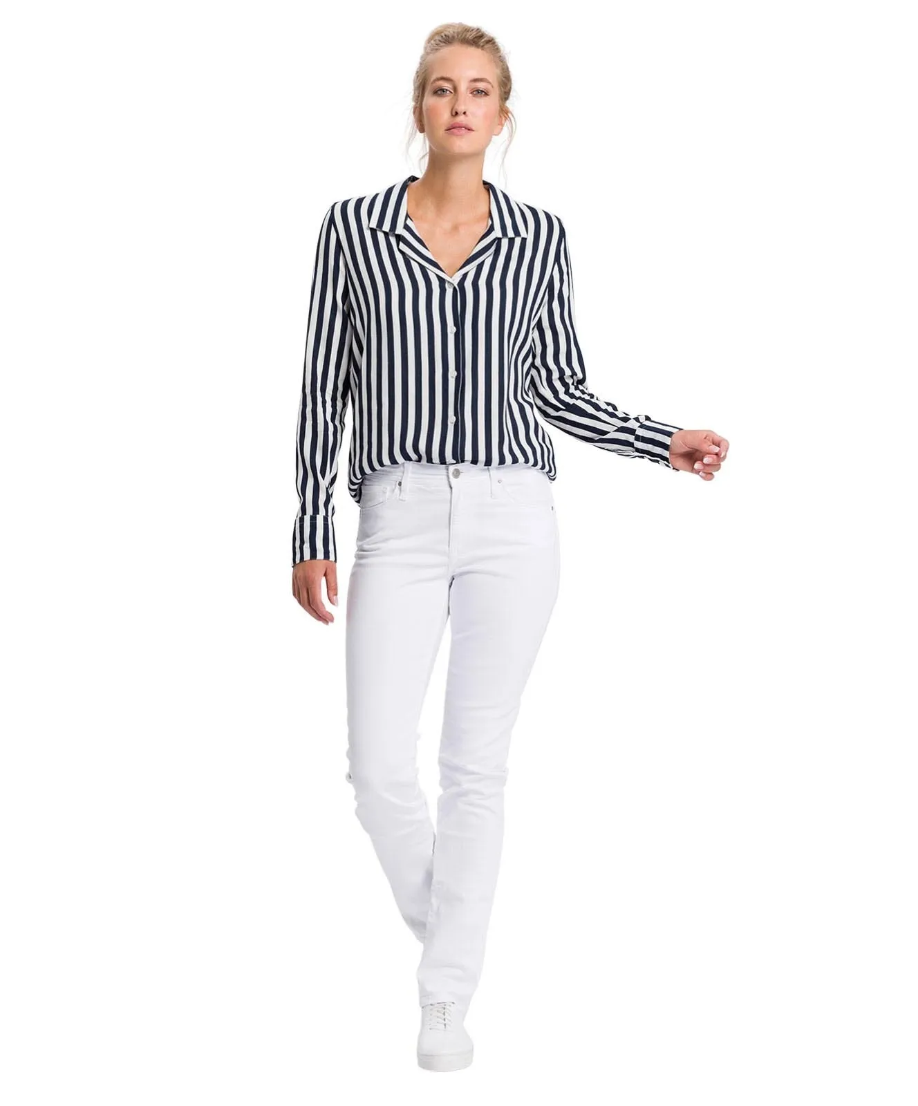 Damen Jeans Anya von Cross in White