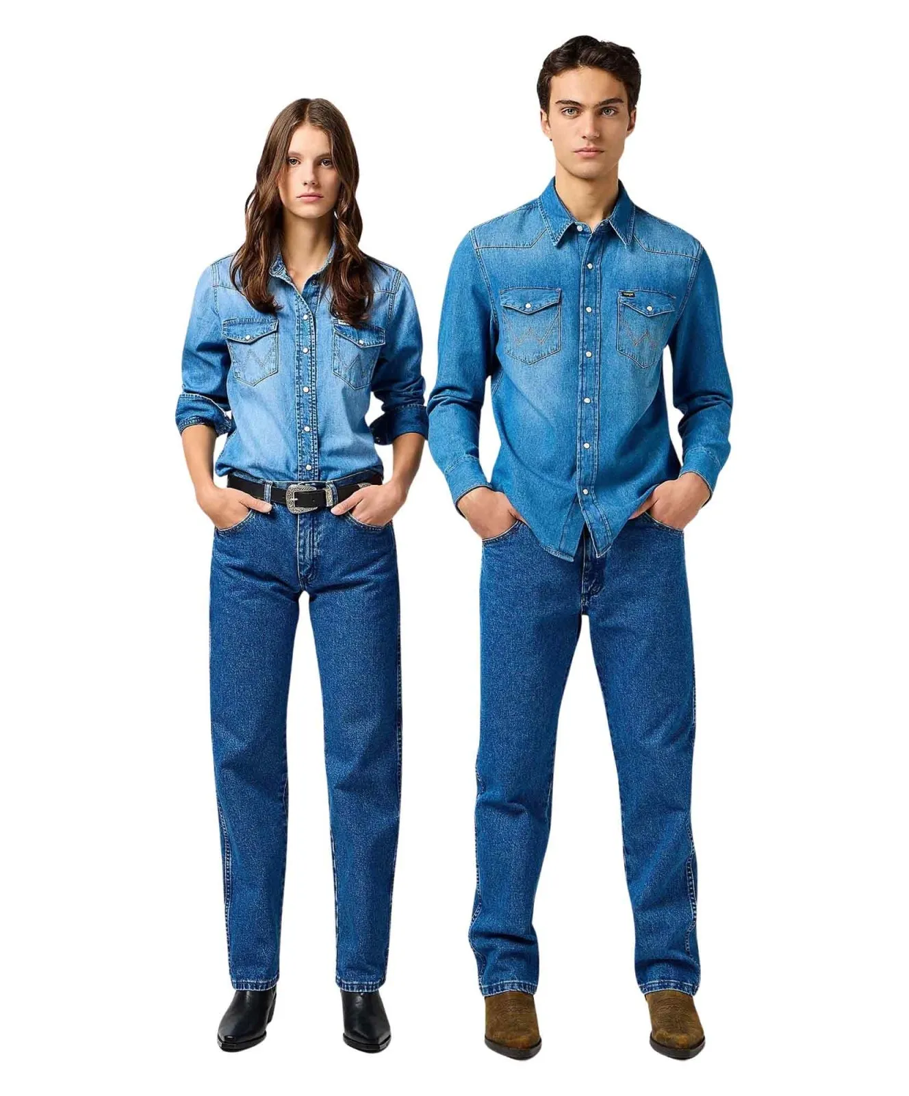 Herren Jeans 13MWZ von Wrangler in Stonewashed