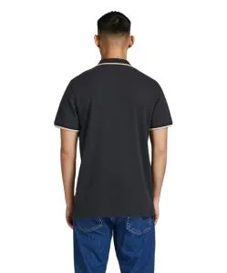 Jack & Jones Polo T-Shirt Bluwin in Schwarz