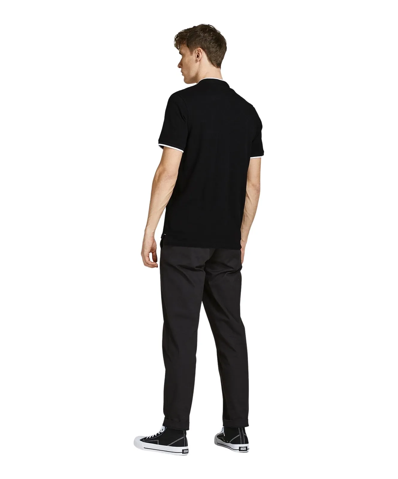Herren Shirt Paulos Mao von Jack & Jones in Black