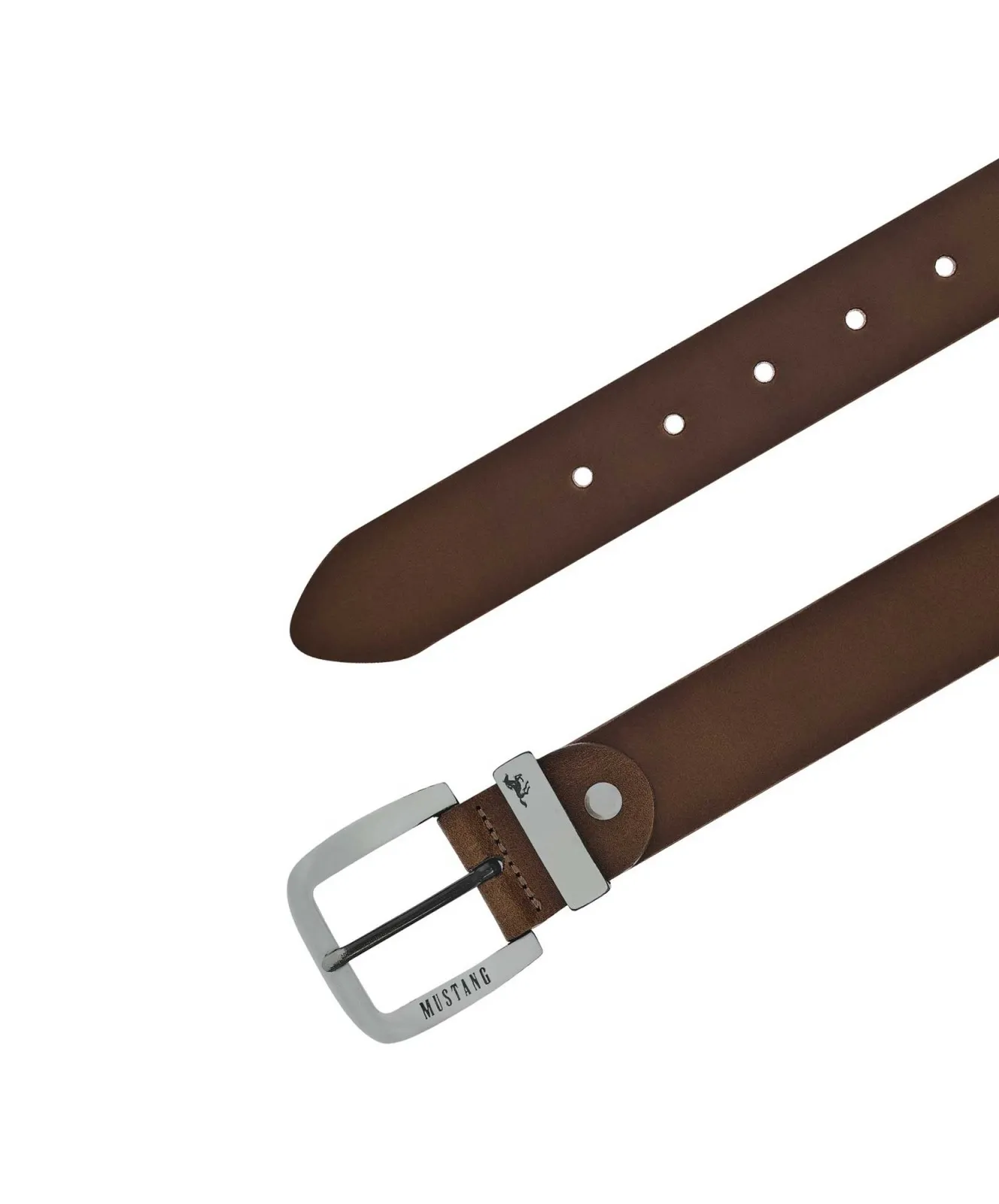 Herren Gürtel Echtleder-Herrengürtel in 35 mm von Mustang in Baileys