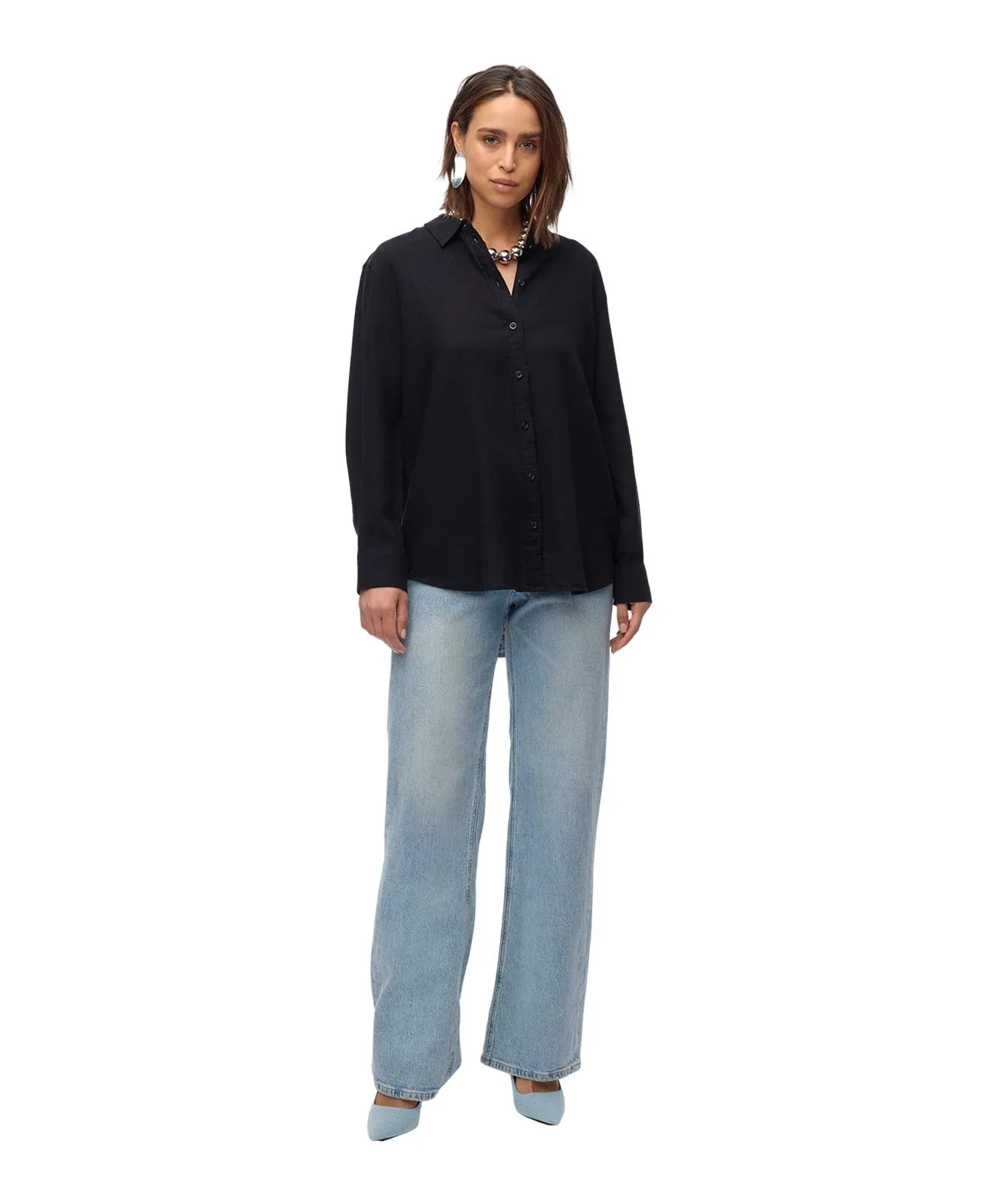 Damen Bluse Linn von Vero Moda in Black