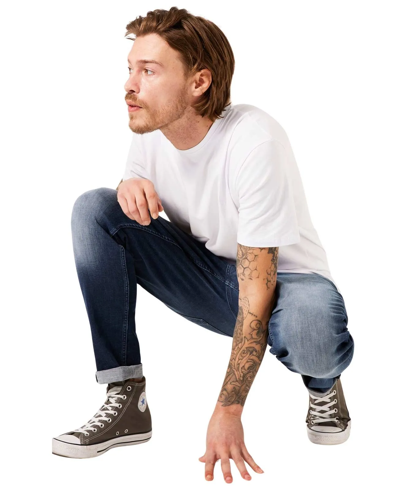 Herren Jeans Savio Slim von Garcia in Medium Used