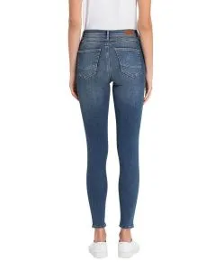 Cross Damen Jeans Skinny Fit Judy in dunklem Blau