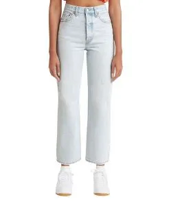 Levi’s Jeans Straight Ribcage Ankle in hellem Ojai Shore