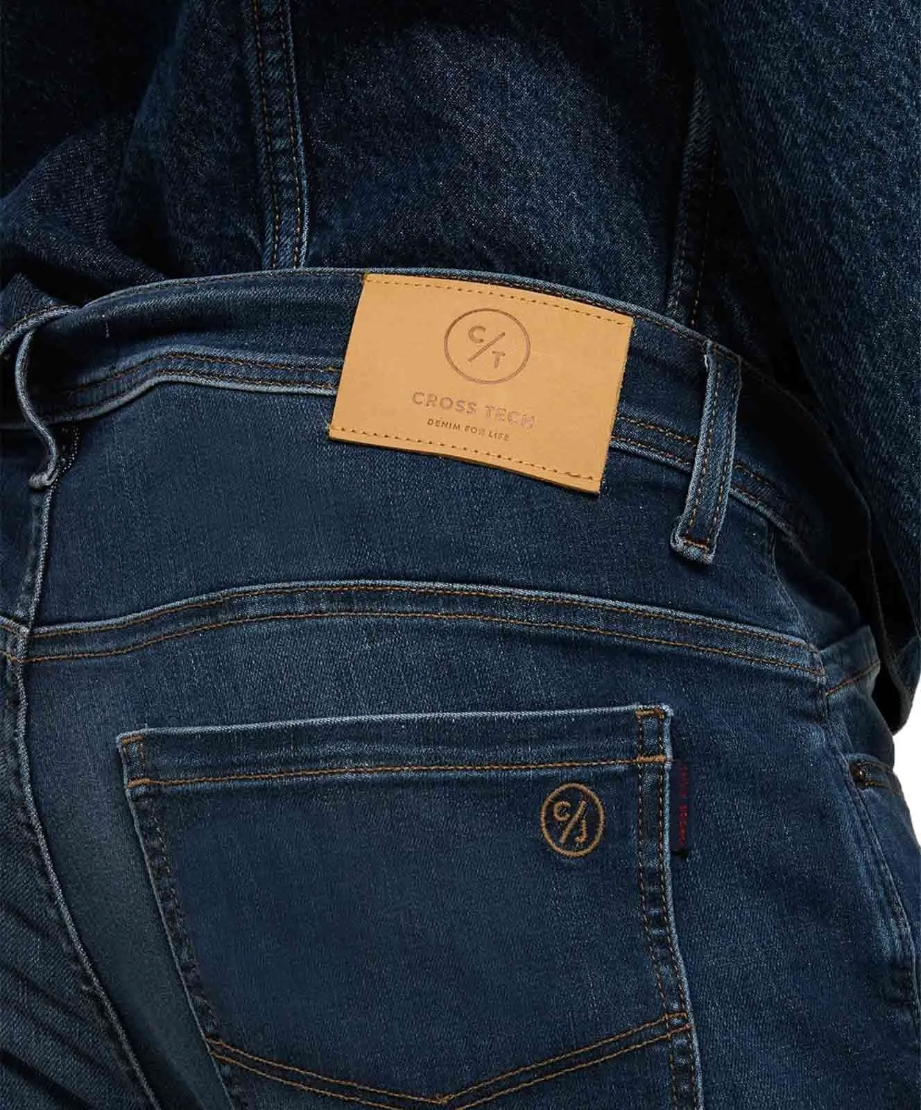 Herren Jeans Jimi von Cross in Dark Blue