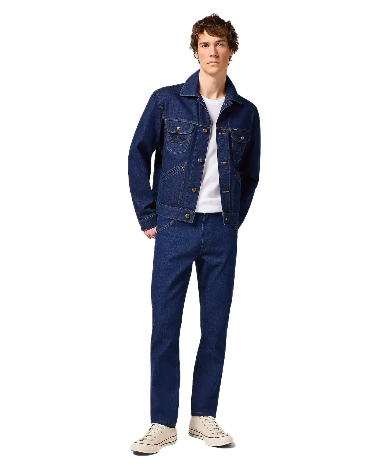Herren Jacke 124MJ Western von Wrangler in Rinse